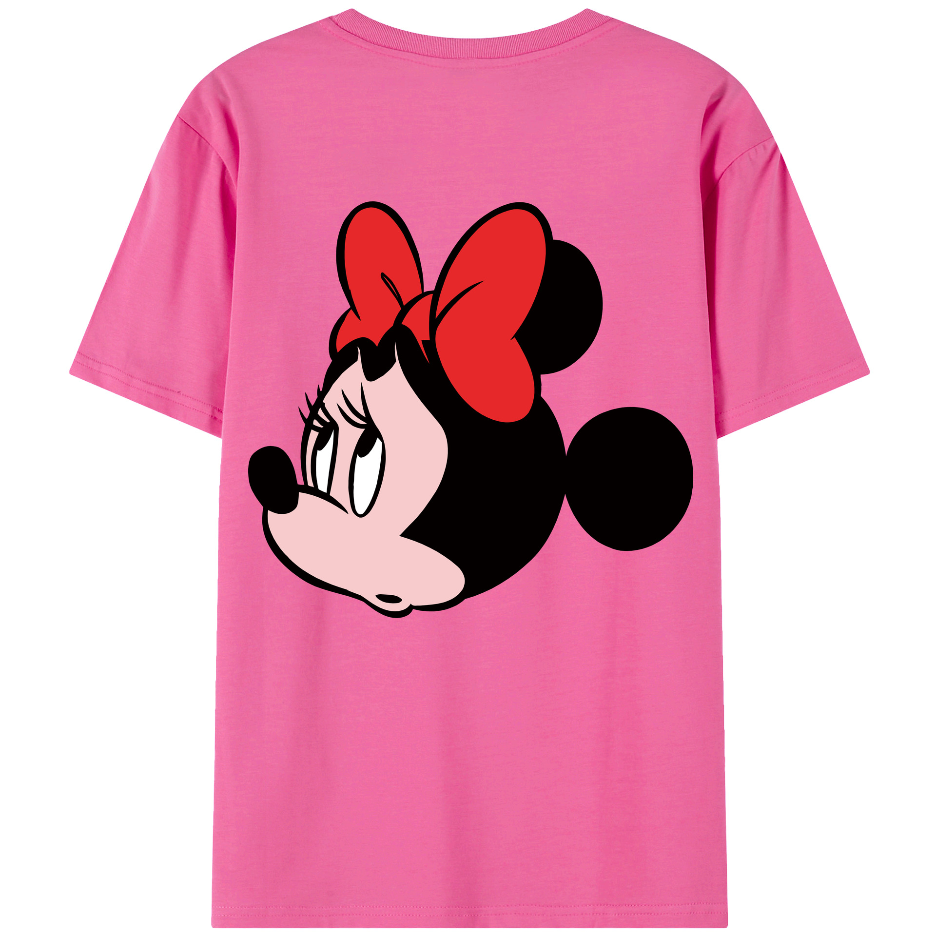 （画像用） ミッキーマウス Mickey Mouse レディース半袖Tシャツ(バックプリント)